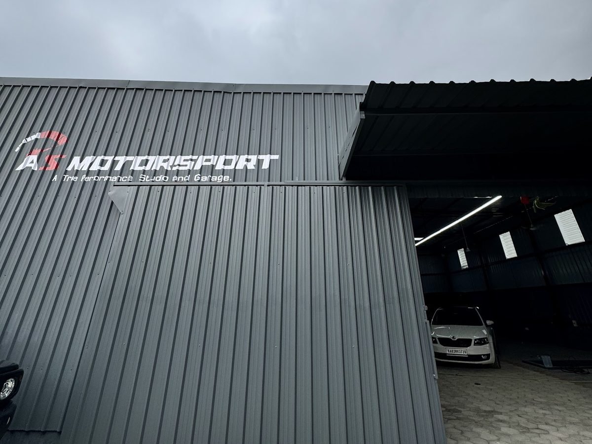 The AS Motorsport building in Madhapur